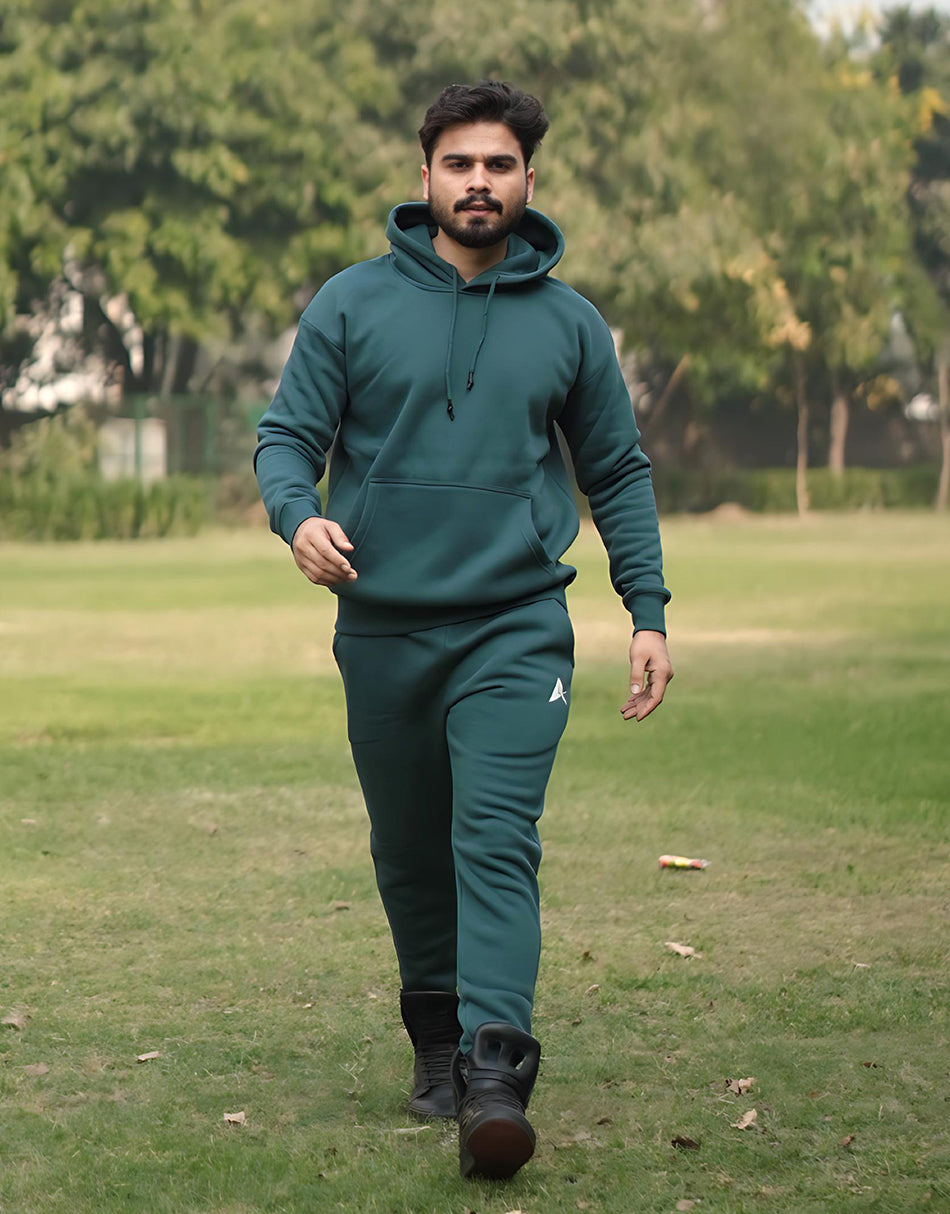 Hoodie Jogger Co Ord Set – Teal Blue