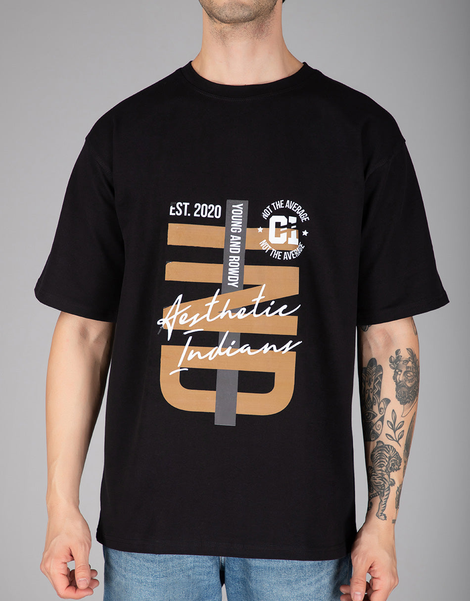 Black Indians Young and Rowdy Oversized T-shirt