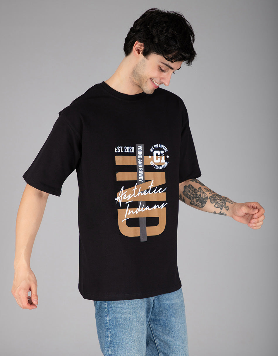 Black Indians Young and Rowdy Oversized T-shirt
