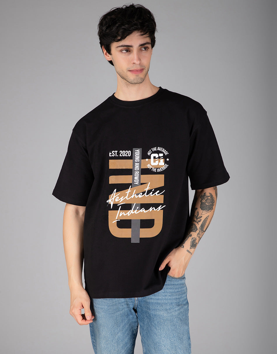 Black Indians Young and Rowdy Oversized T-shirt