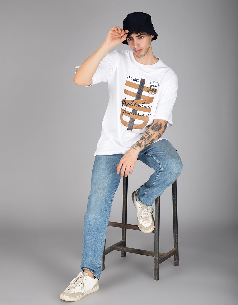 White Indians Young and Rowdy Oversized T-Shirt