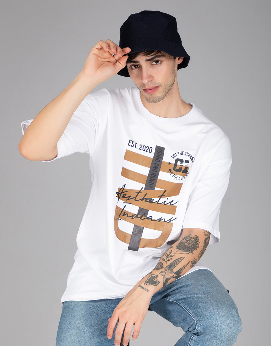 White Indians Young and Rowdy Oversized T-Shirt