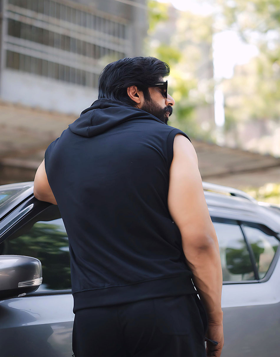 Indians Black Zipper Co-Ords Set