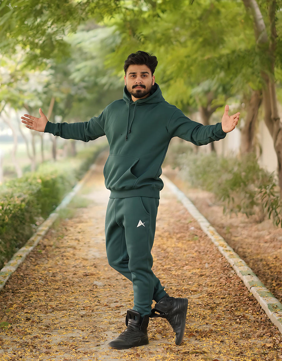 Hoodie Jogger Co Ord Set – Teal Blue