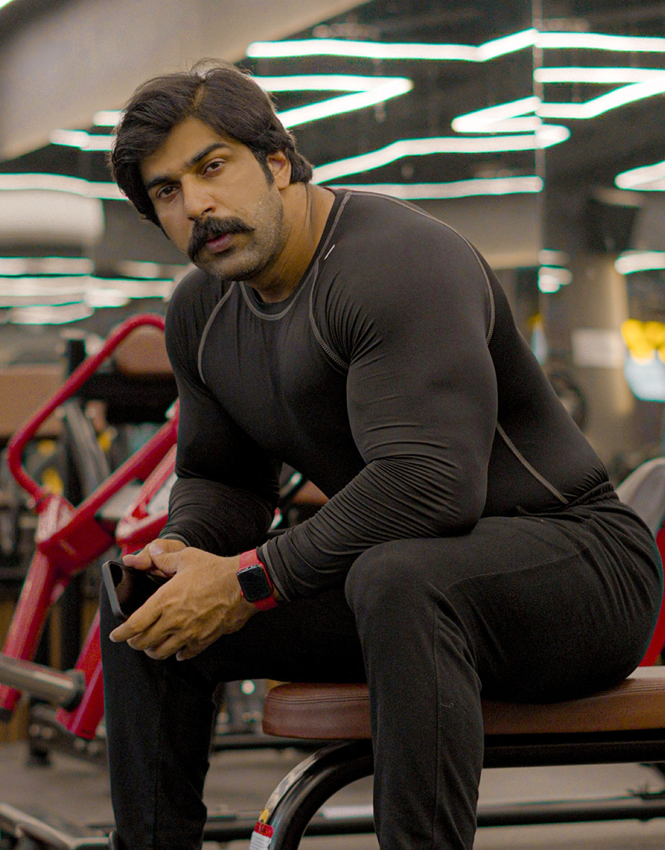 Indians Men's Black Full Sleeves Compression T-Shirt