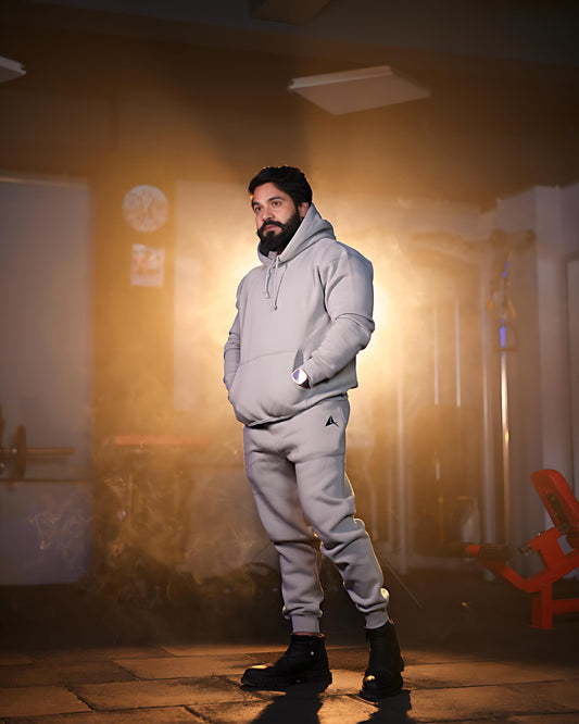 Hoodie Jogger Co Ord Set – Grey