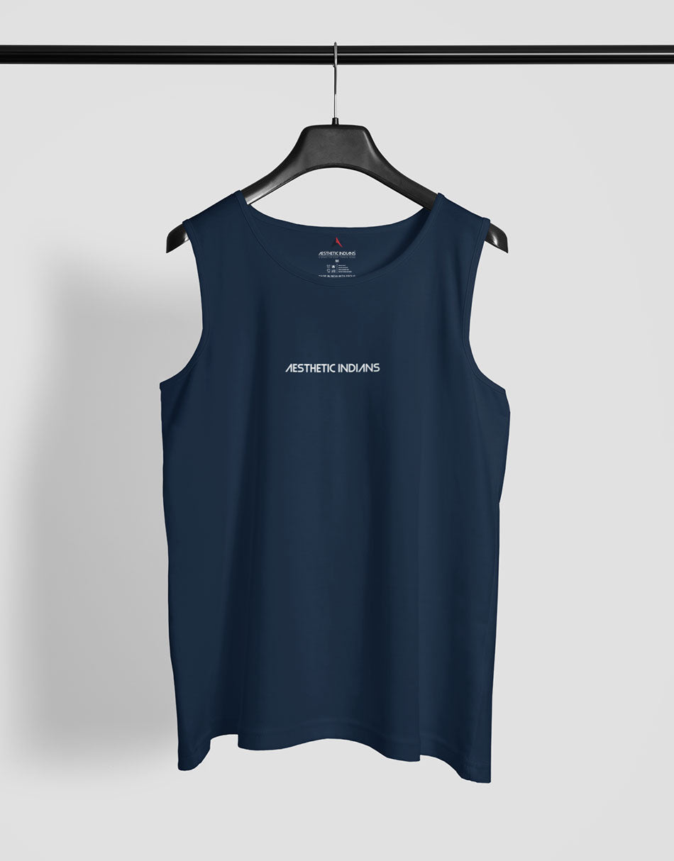 Navy Blue Indians Stringer
