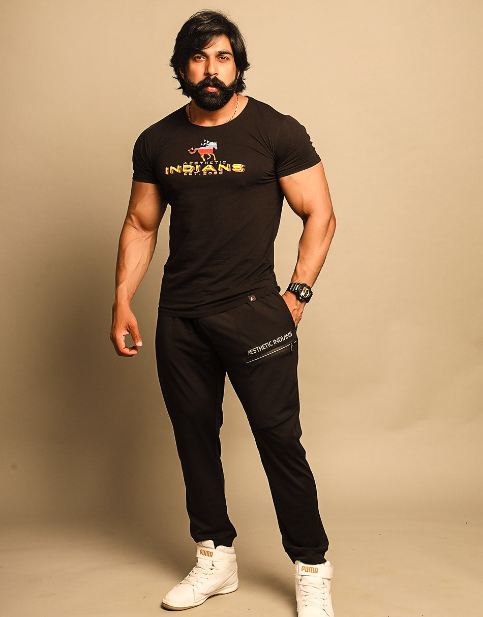 Men’s Black Jogger Lycra