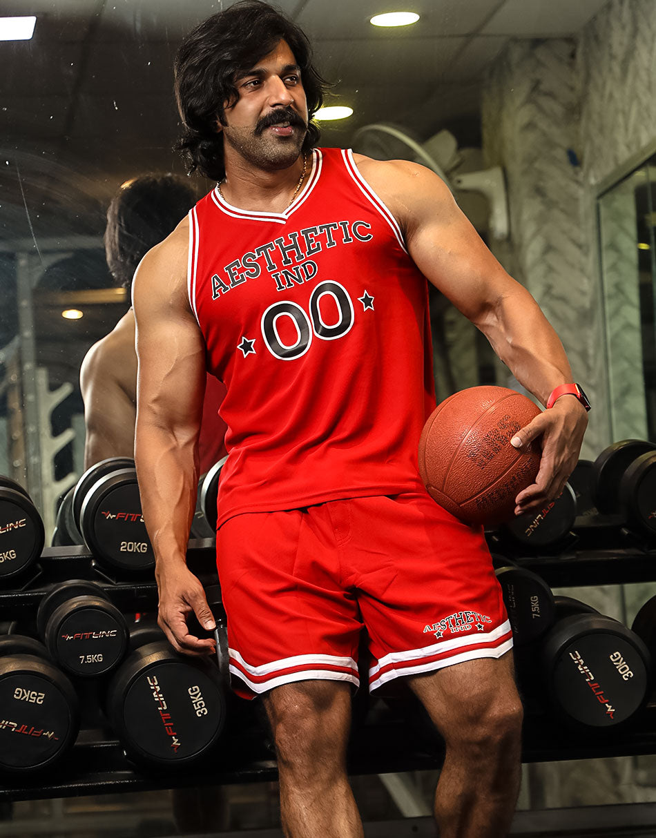 Mens Limited Edition Co ords Red 00 Set