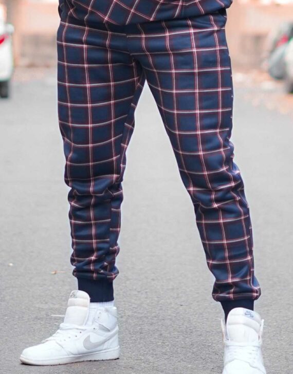 Aesthetic Indians Bonded Check Co Ords Set – Mix Blue