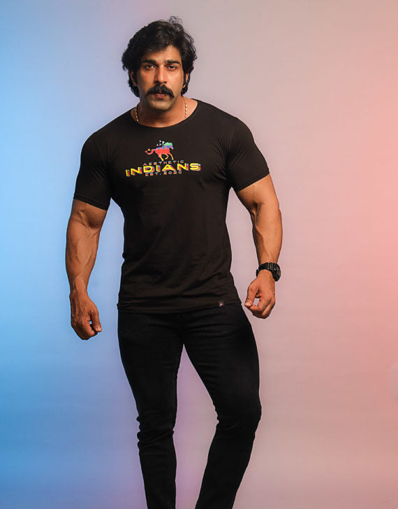 Indians Black T-shirt