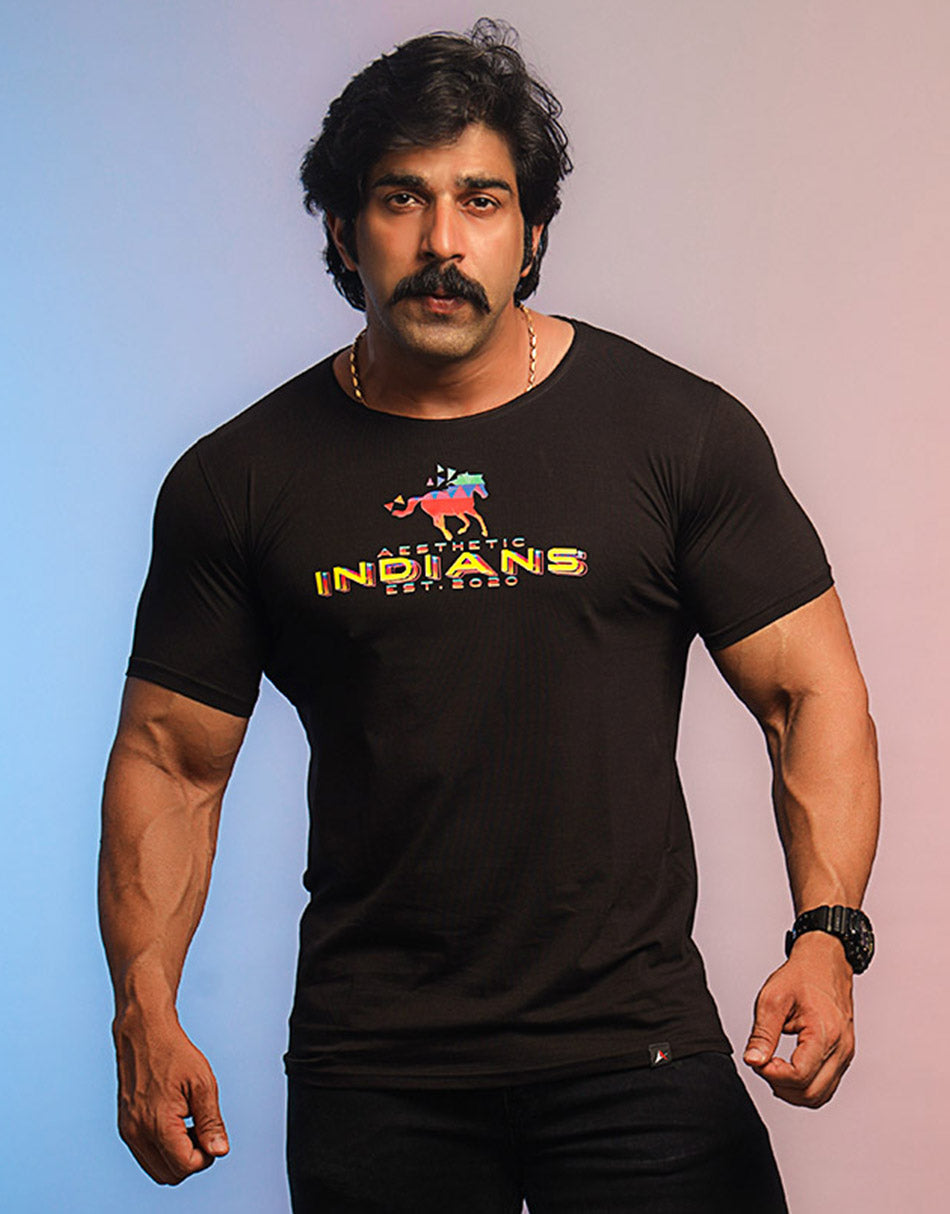 Indians Black T-shirt