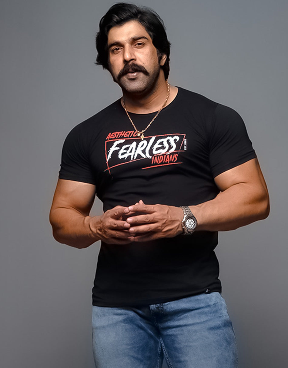 Fearless Indians T-shirt – Black