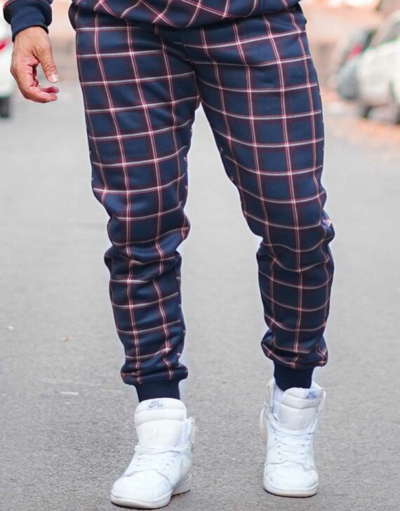 Aesthetic Indians Bonded Check Co Ords Set – Mix Blue