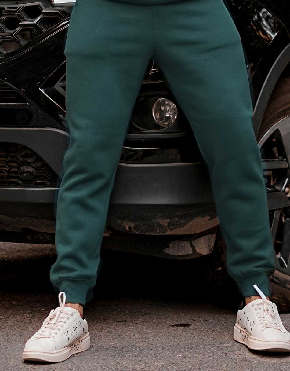 Aesthetic Indians Men’s Jogger for Winter - Teal Blue