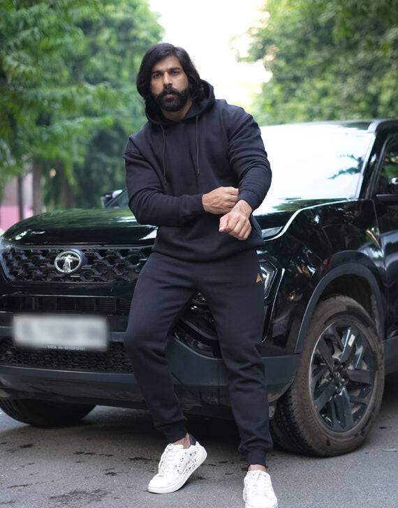 Limited Edition Drop Shoulder Hoodie – Black