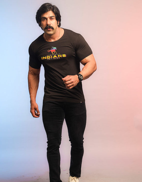 Indians Black T-shirt