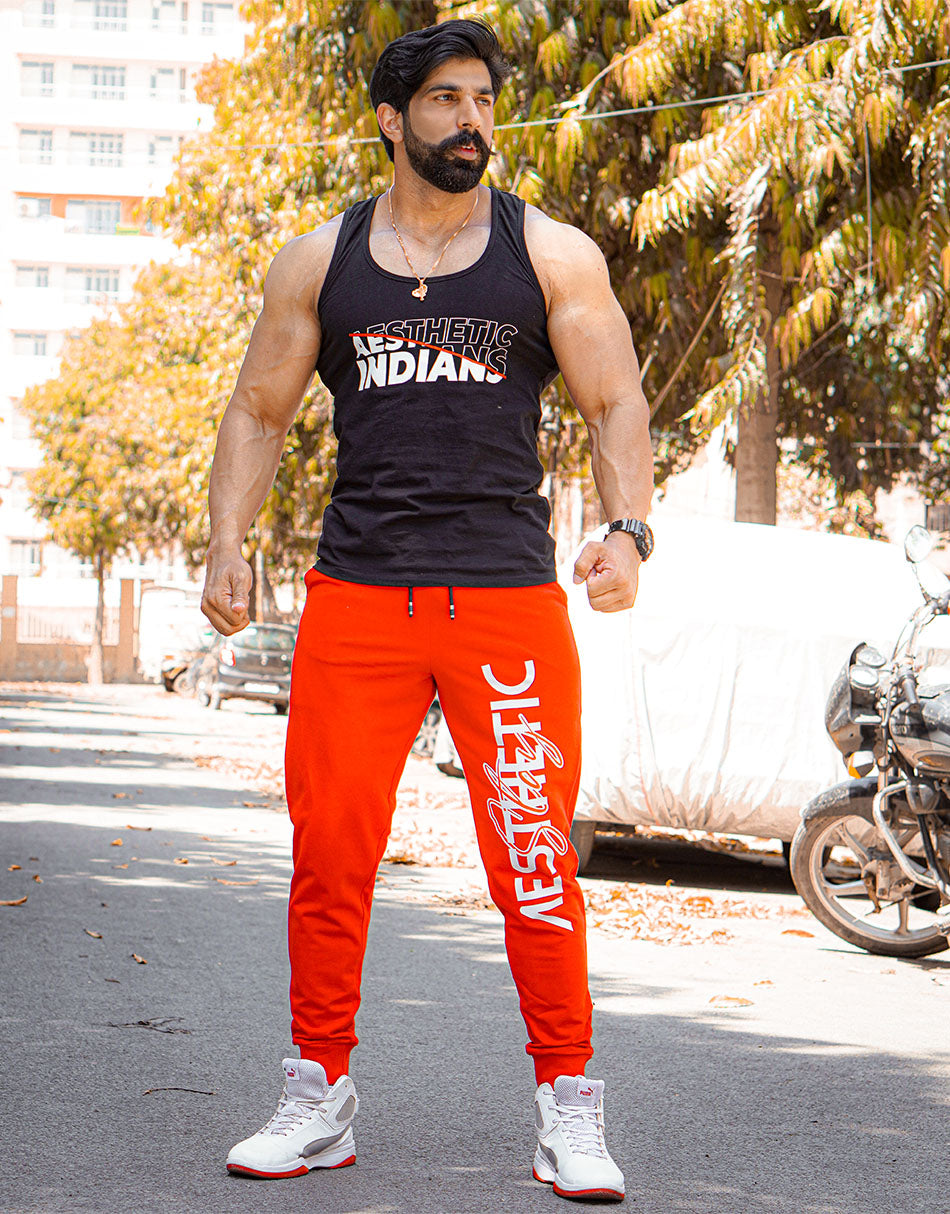 Red Aesthetic Jogger
