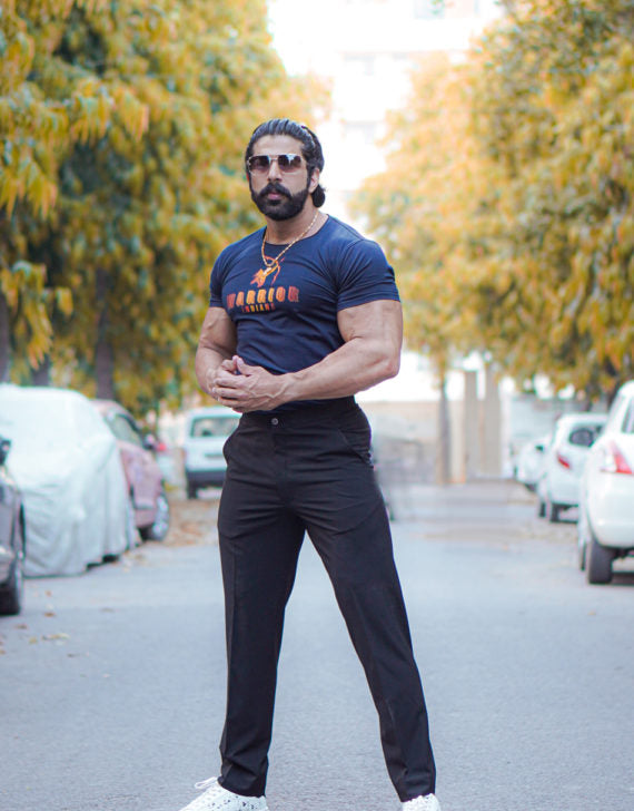 WARRIOR Navy Blue T-Shirt