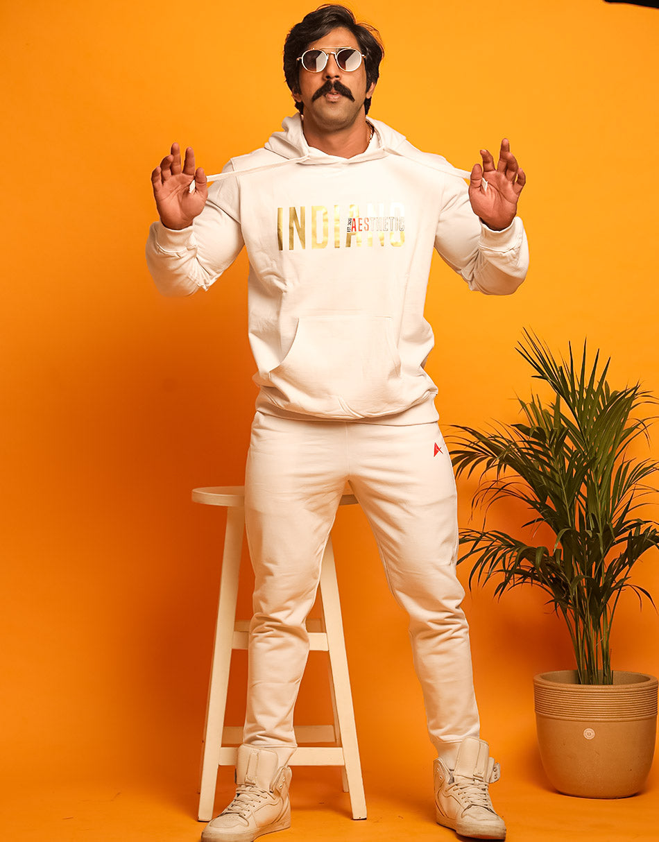 Golden White Indians Hoodie