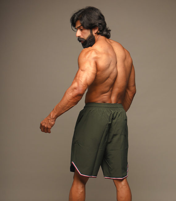 Men’s Olive NS Lycra Shorts