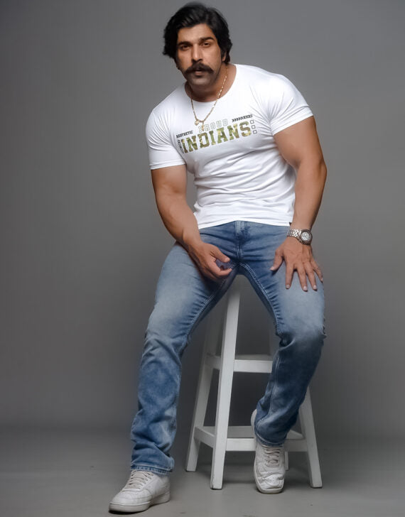 White Proud Indians T-Shirt