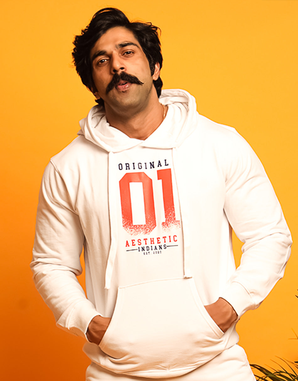 White 01 Original Hoodie