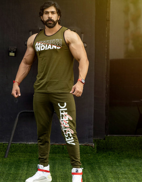 Aesthetic Indians Olive Sleeveless