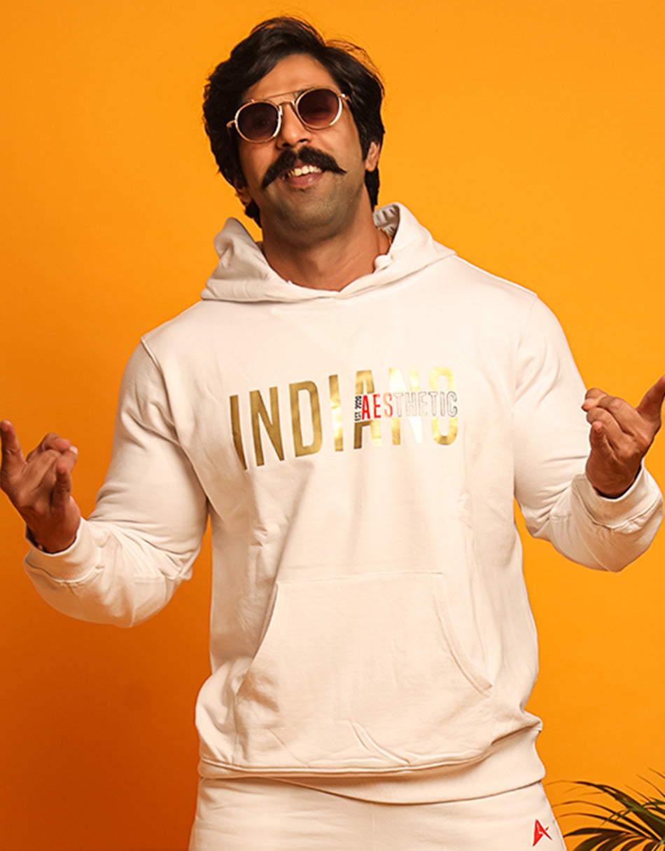 Golden White Indians Hoodie