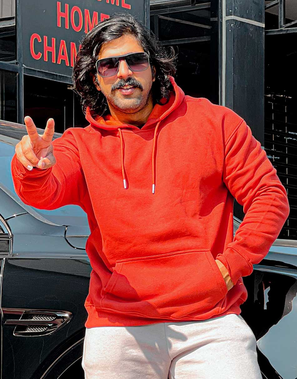 Limited Edition Drop Shoulder Hoodie – Rust