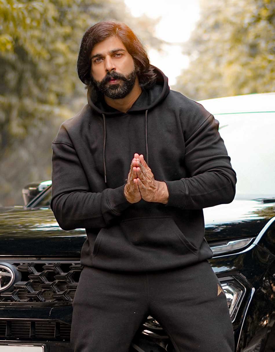 Limited Edition Drop Shoulder Hoodie – Black