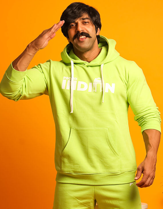 Neon Proud Indians Hoodie