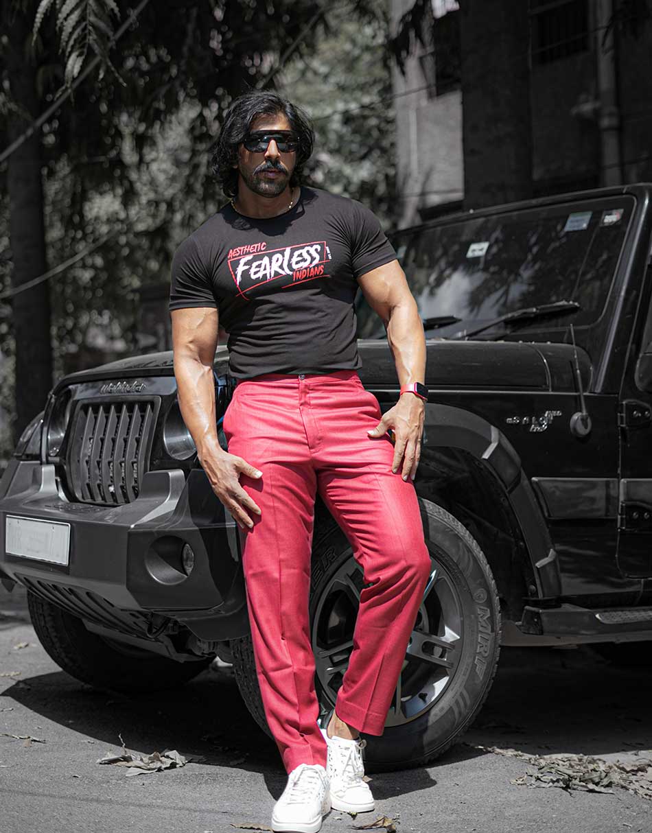 Fearless Indians T-shirt – Black