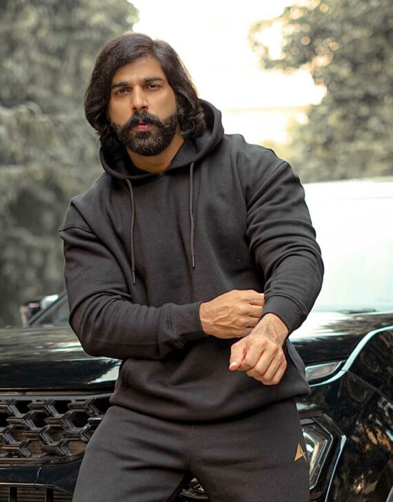 Limited Edition Drop Shoulder Hoodie – Black