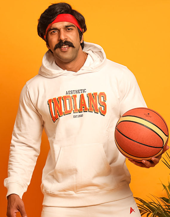 Indians White Jogger