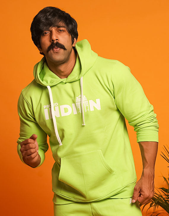 Neon Proud Indians Hoodie