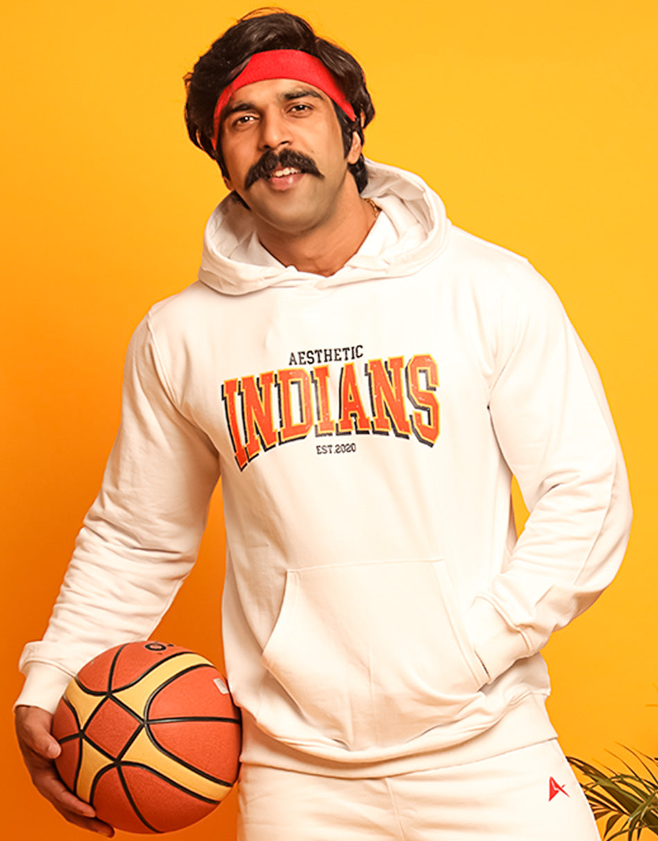 Indians White Jogger