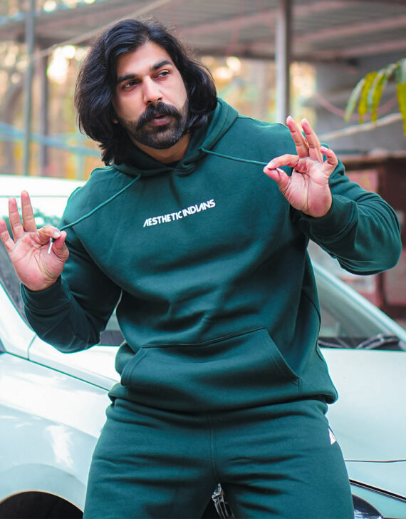 Hoodie Jogger Co-ord Set – BOTTLE GREEN