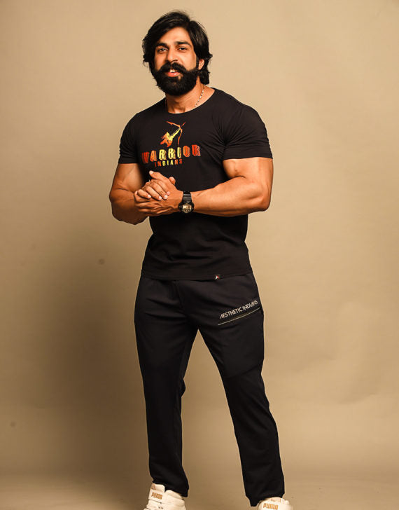 Poly Lycra Men’s Navy Blue Jogger