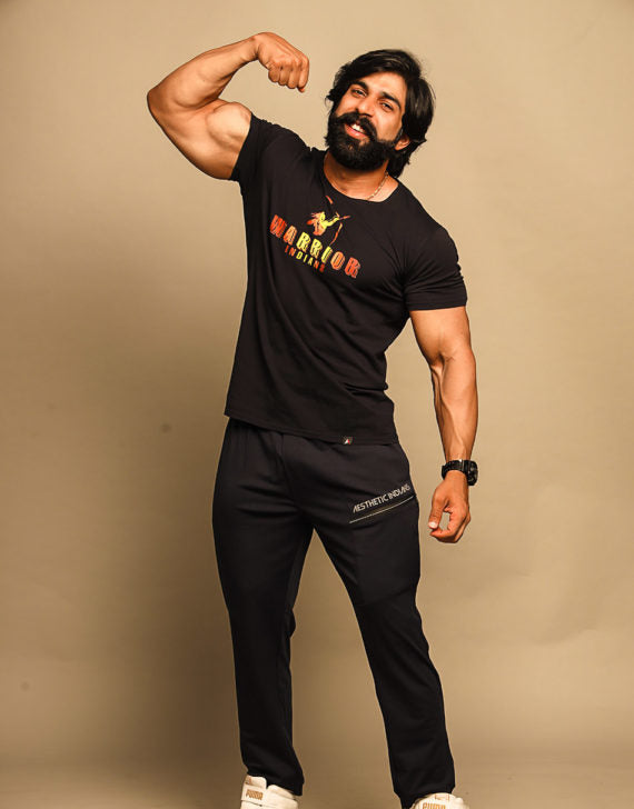Poly Lycra Men’s Navy Blue Jogger