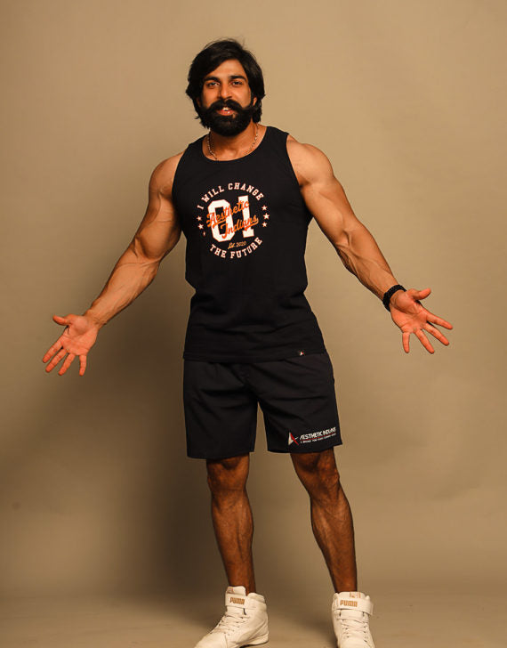 Aesthetic Indians Men’s Navy Blue Shorts