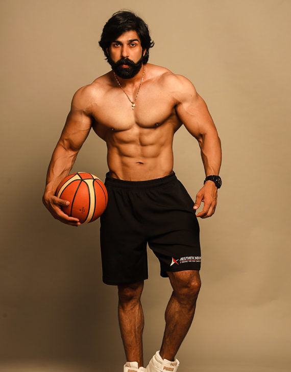 Aesthetic Indians Men’s Black Shorts