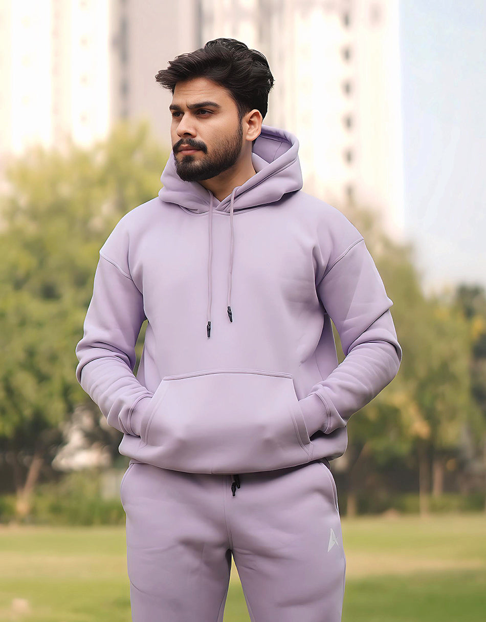 Hoodie Jogger Co Ord Set- Lavender