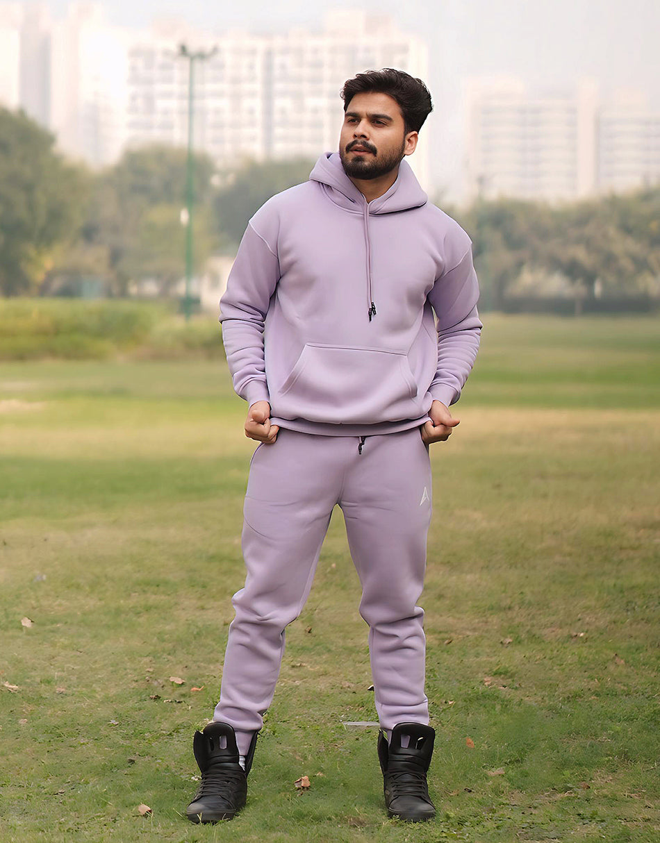 Hoodie Jogger Co Ord Set- Lavender