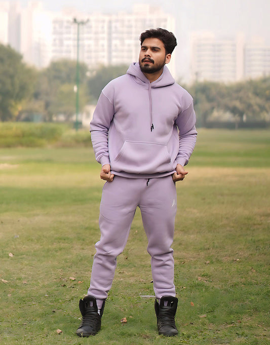 Hoodie Jogger Co Ord Set- Lavender