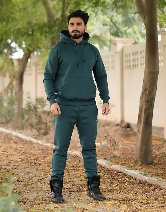 Hoodie Jogger Co Ord Set – Teal Blue