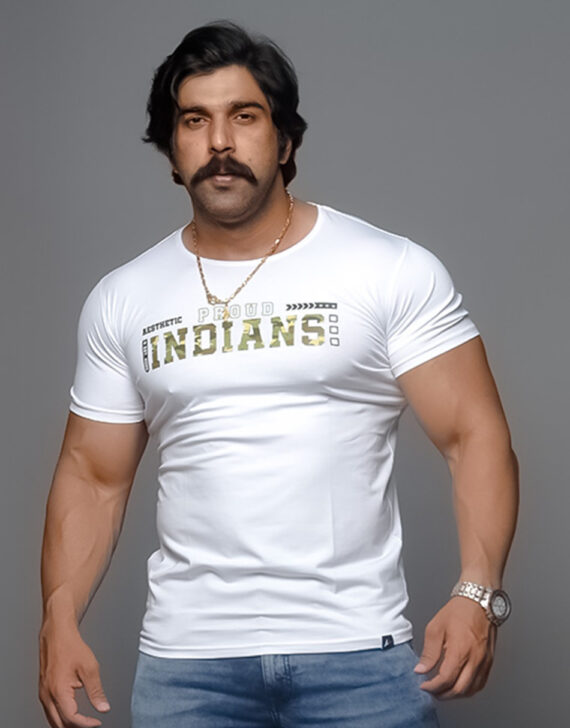 White Proud Indians T-Shirt