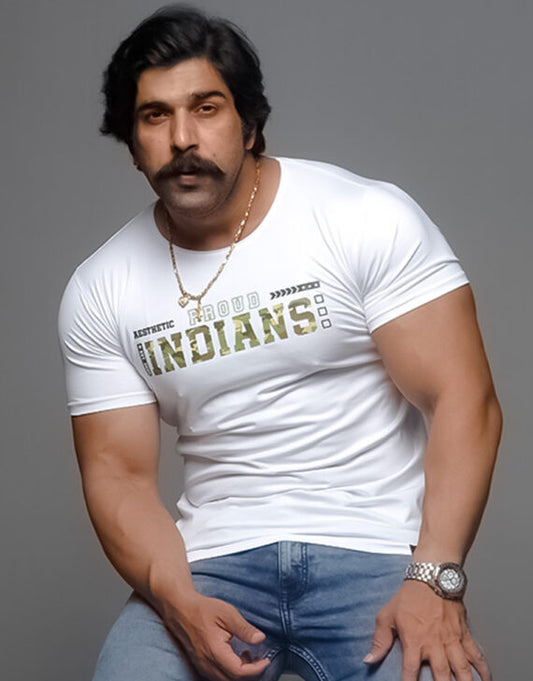 White Proud Indians T-Shirt